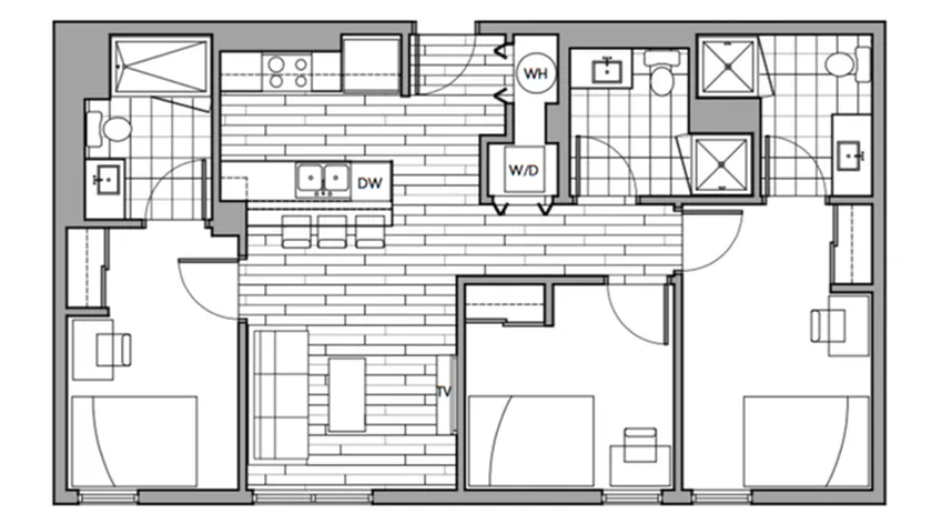 Floorplan 10 | Rise on 9th