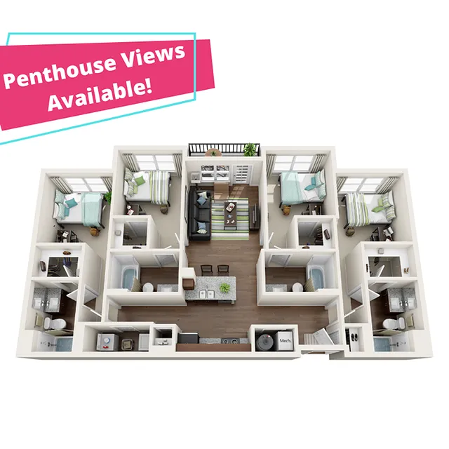 Penthouse Views Available