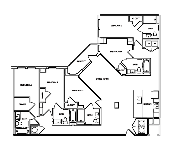 Easton 2 - 5x5 floor plan