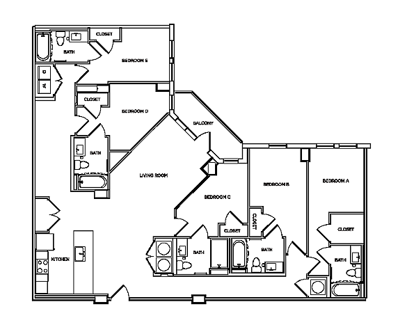 Easton 3 - 5x5 floor plan