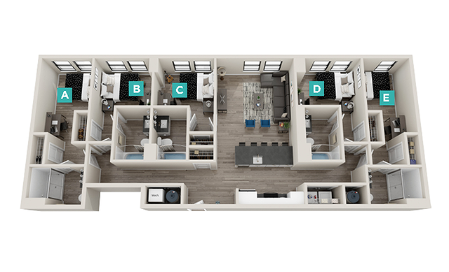 Edgewood 2 - 5x5 floor plan