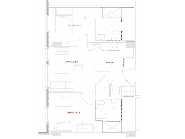 Foundry Lofts - B1-2x2