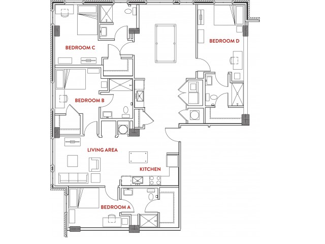 Foundry Lofts - D3-4x4