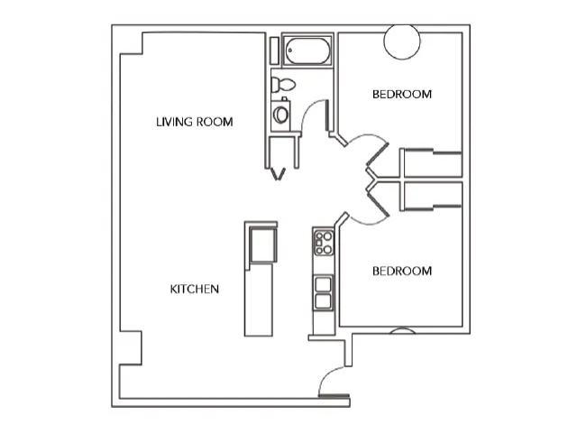 City Lofts on Laclede - 2b - 2BR/1BA