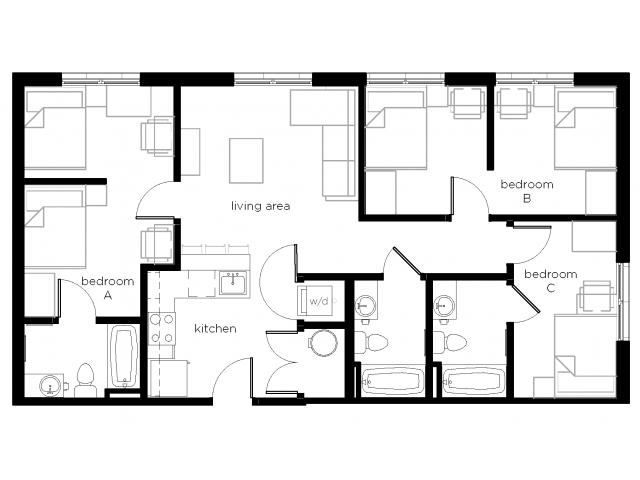 The Metropolitan State College - The Chelsea - 3BR x 3BA