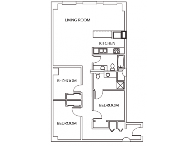 City Lofts on Laclede - 3e - 3BR/2BA