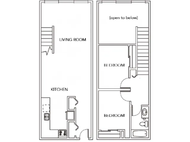 City Lofts on Laclede - 2c Interior - 2BR/1BA