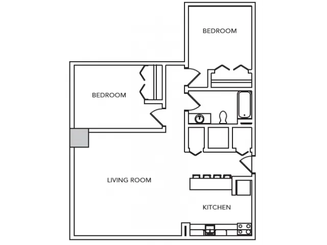 City Lofts on Laclede - 2e - 2BR/1BA