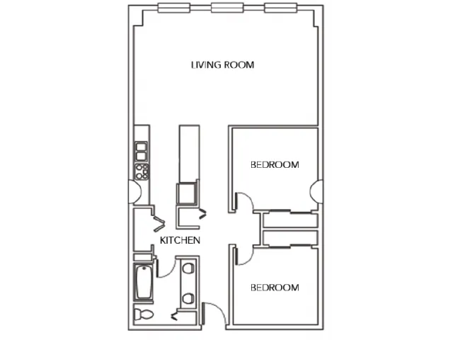 City Lofts on Laclede - 2k - 2BR/1BA