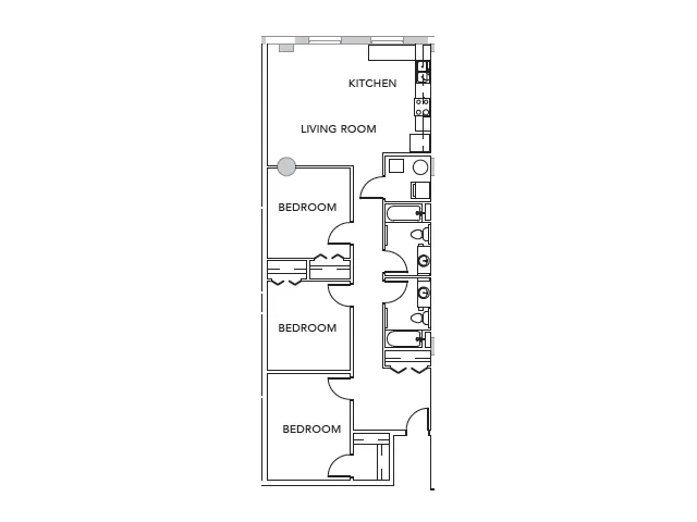 City Lofts on Laclede - 3f - 3BR/2BA