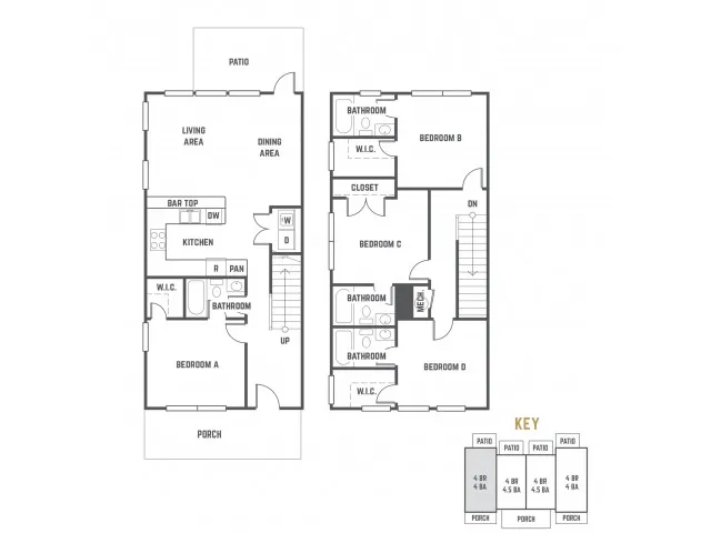 The Station State College - Lumpkin A Furnished-4x4