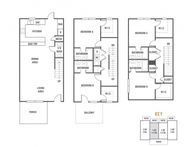 The Station State College - Milledge 4 Furnished-4x4.5