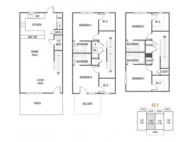 The Station Alafaya - Milledge 4 Furnished-4x4.5
