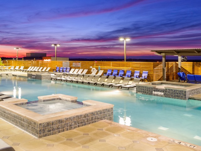 Image of Rooftop Pool with Cabanas for The Standard at Gainesville