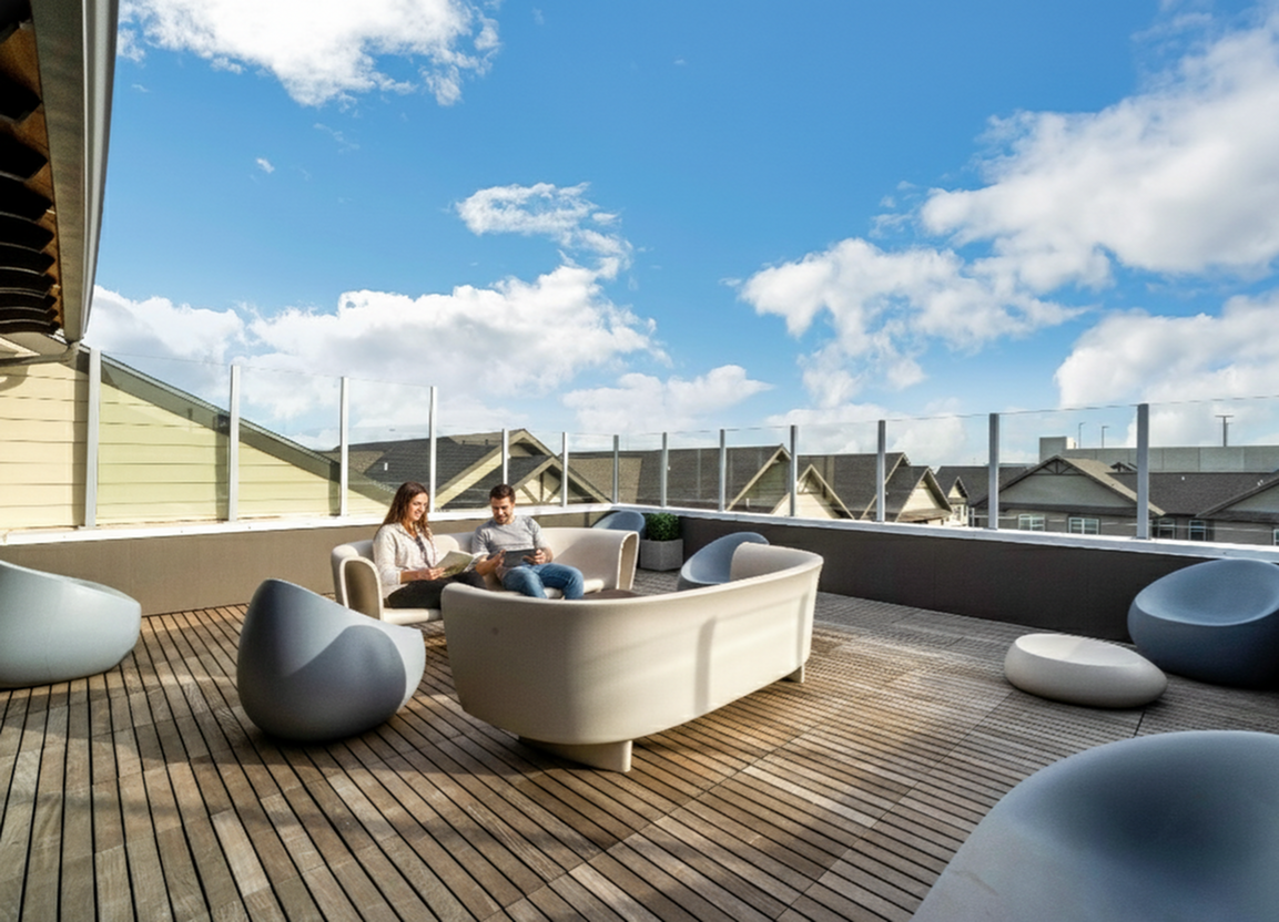 Sunny Rooftop Terrace