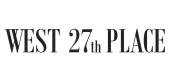 Elegant logo design featuring bold typography for West 27th Place
