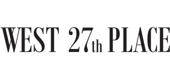Elegant logo design featuring bold typography for West 27th Place