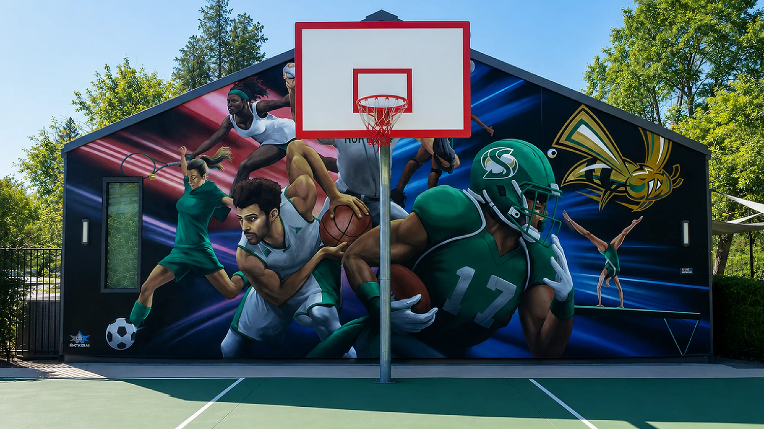 University River Village A - Sports Mural