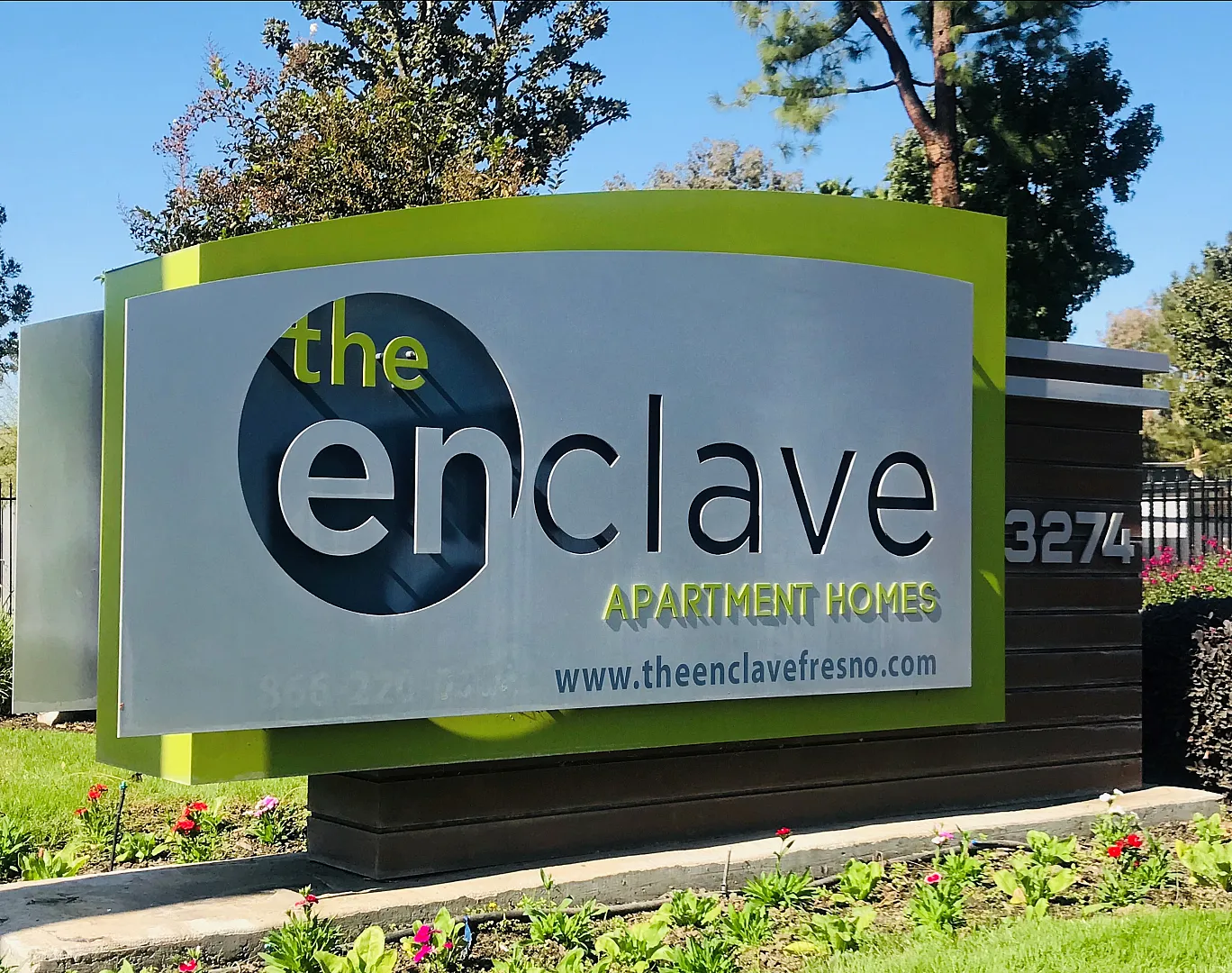 The Enclave - Entrance Sign