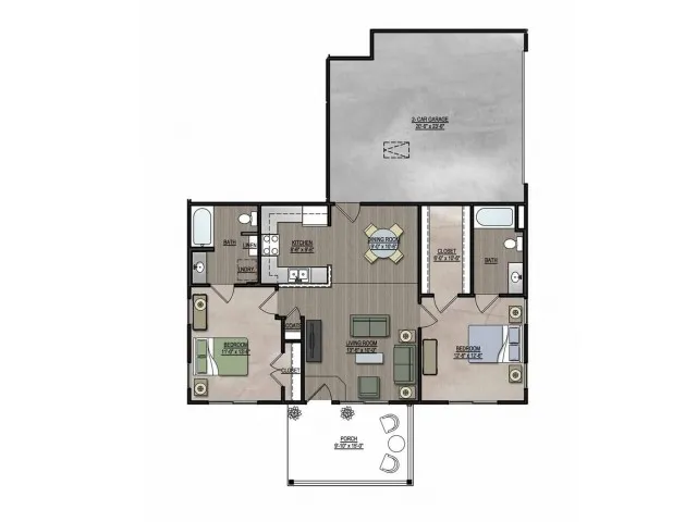 Beacon Place Tuscaloosa - Alexander-2x2