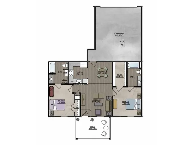 Beacon Place Tuscaloosa - Harrison-2x2