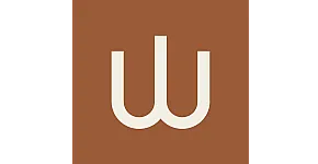 Elegant logo featuring a stylish monogram design on a rich brown background.