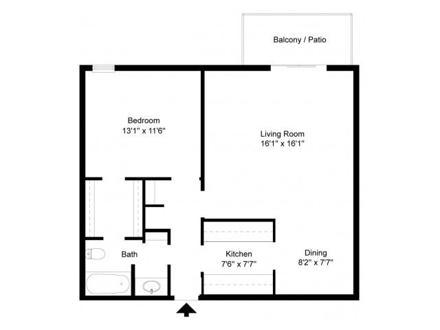 Royal Arms Bowling Green - 1 Bedroom / 1 Bathroom