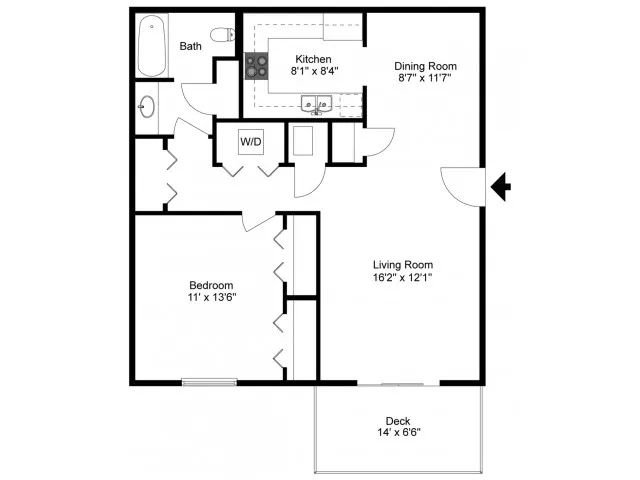 Starline - 1 Bedroom / 1 Bathroom