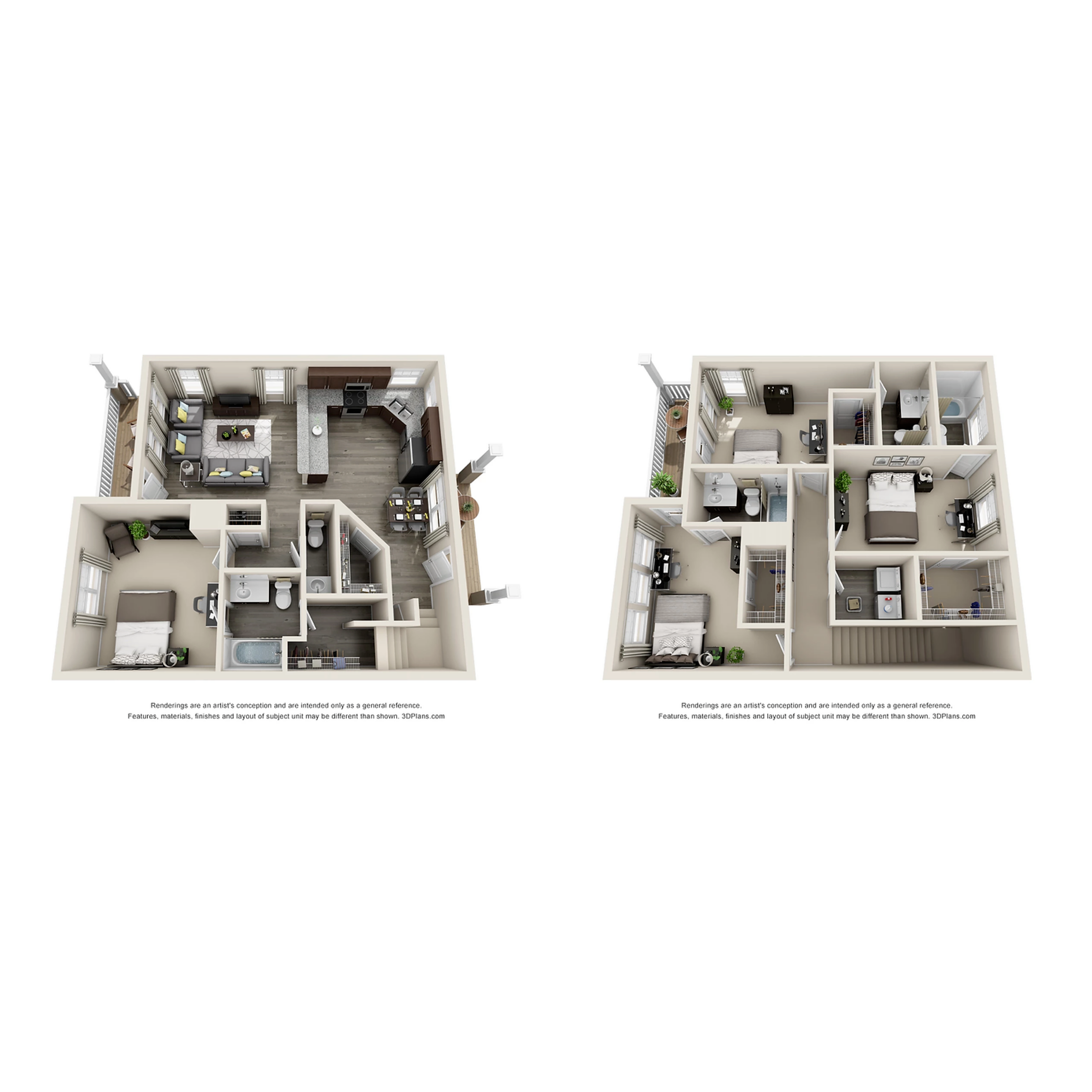 The Quad: 4 Bedrooms and 4.5 Baths