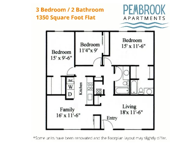 3x2 flat 1350 sq feet
