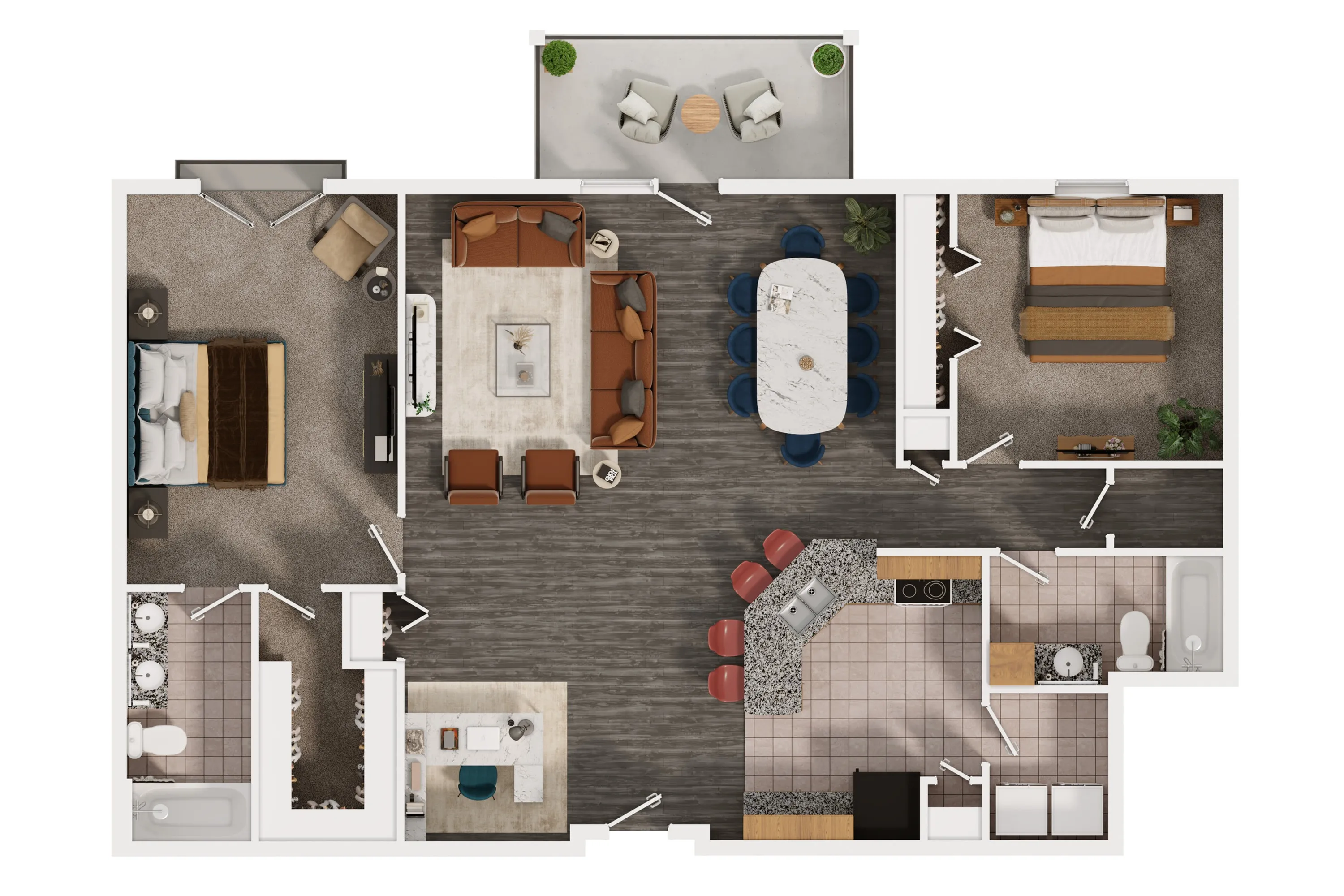 D Flat Renovated
