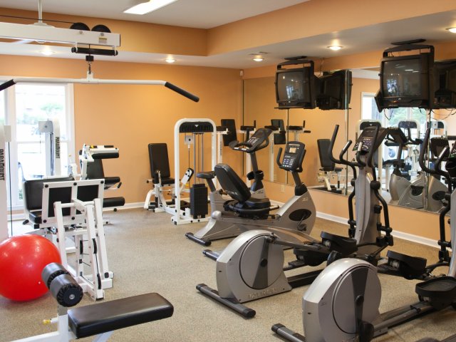 Image of 24 Hour Fitness Gym for Hunters Run Apartments