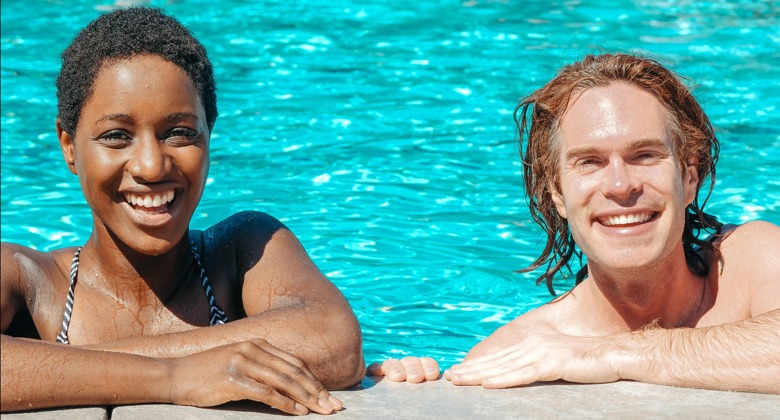 People in a pool