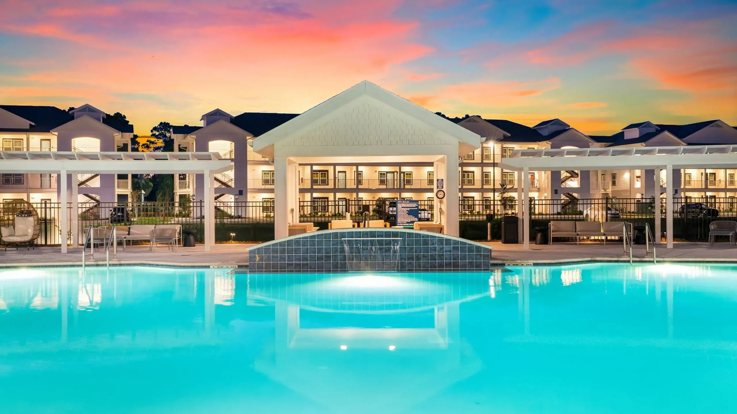 clubhouse and pool
