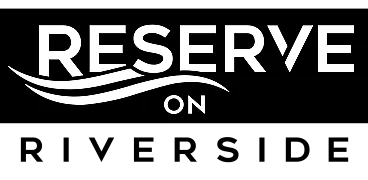 Stylish 'Reserve On' logo featuring bold typography and elegant wave design.