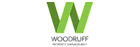 Vibrant green and dark green W logo for Woodruff Property Management, symbolizing growth and excellence.