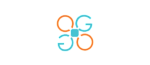 Elegant and inviting logo in blue and orange circular design, embodying modern sophistication.