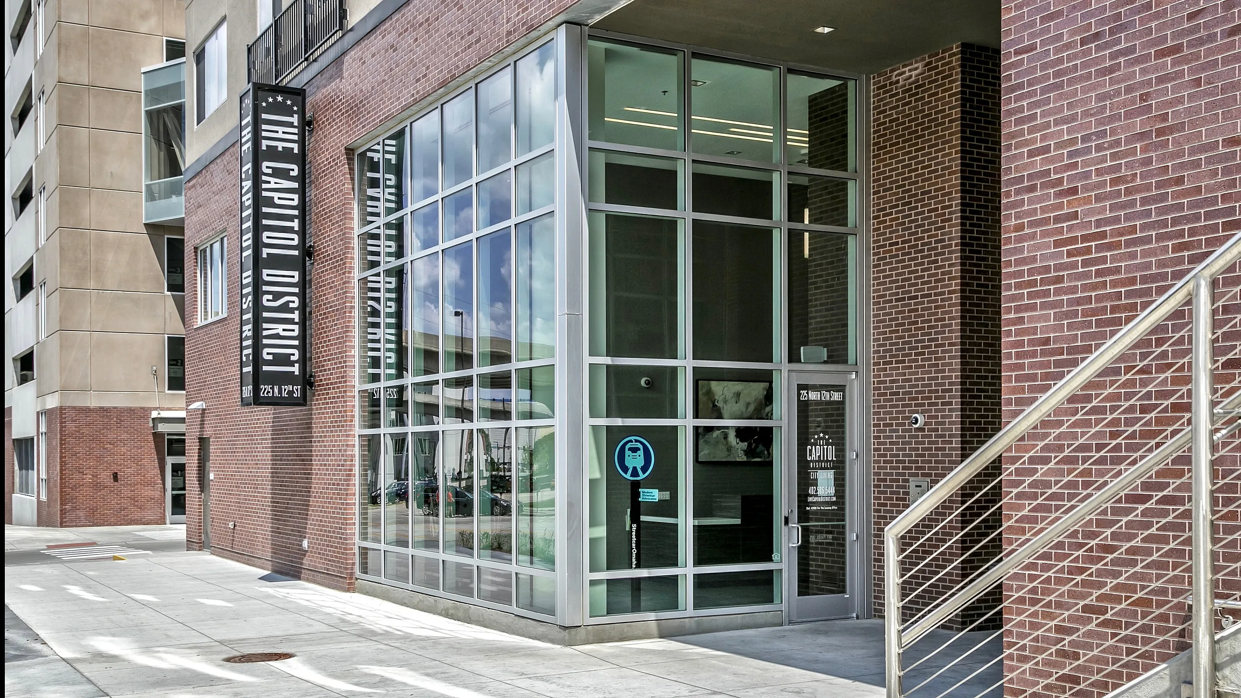 Capitol District Apartments Front Entrance