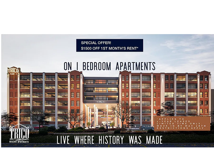 $1500 off new 1 year's leases on 1 bedroom apartments. With a move in date of July 31st or earlier. Limited time only, restrictions may apply.