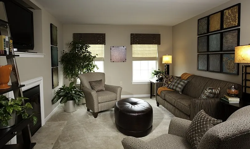 The Courts at Wetherburn Commons - Cozy Living Room