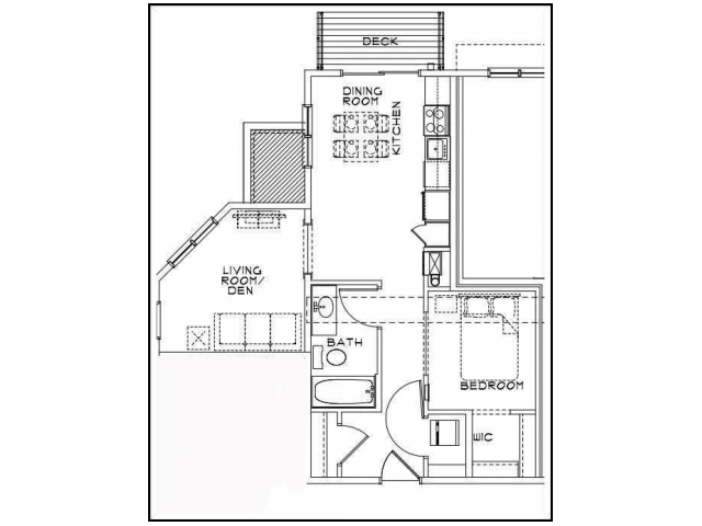 1 Bedroom Floor Plan