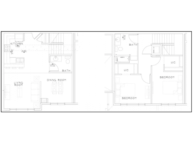 2 Bedroom Floor Plan