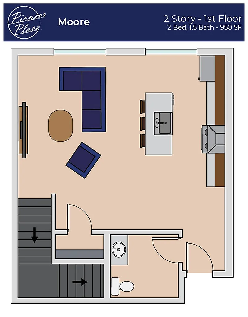 Pioneer Place - First Floor Layout