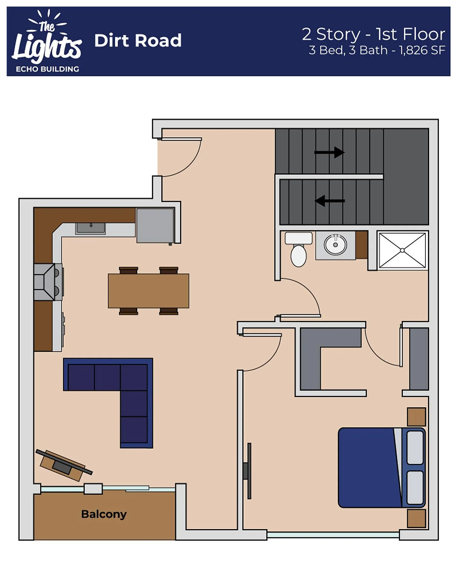Dirt Road | Plaza View Floor Plan