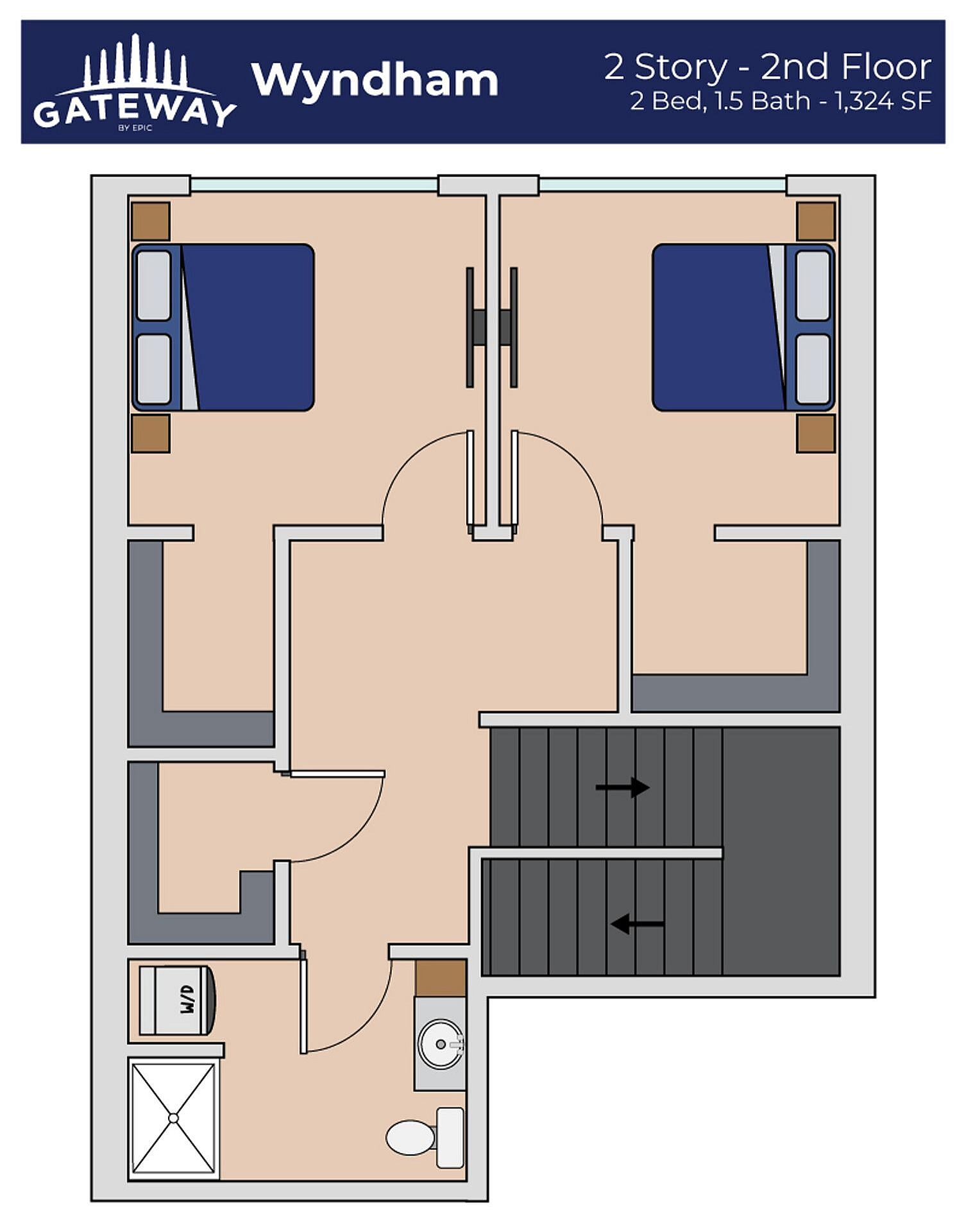 Wyndham-Two Story Floor Plan