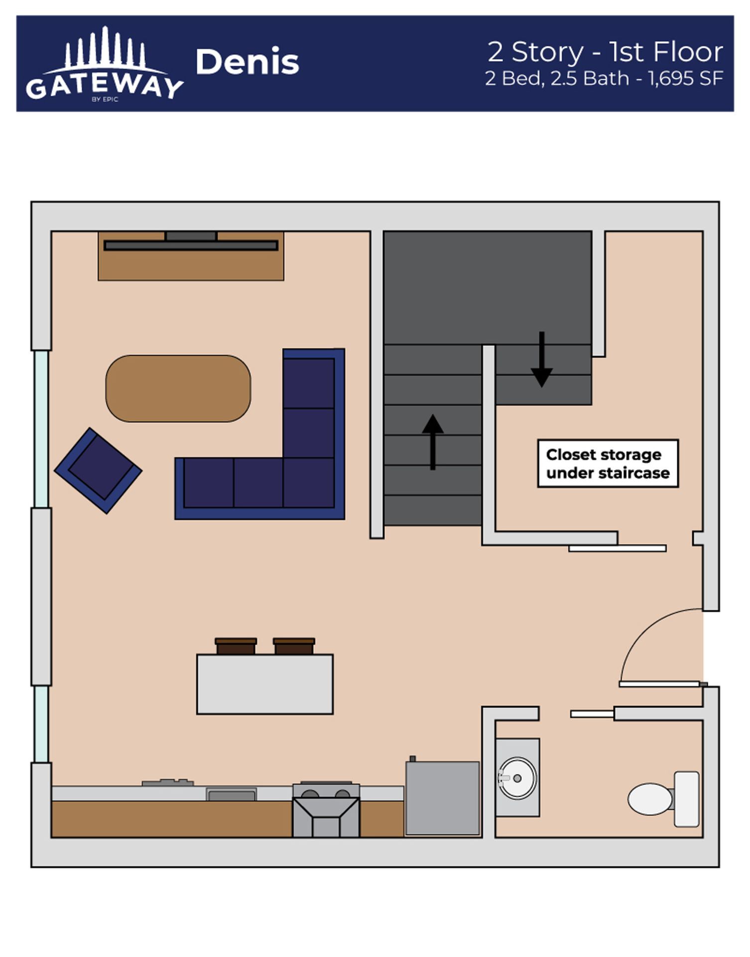 Denis-Two Story Floor Plan