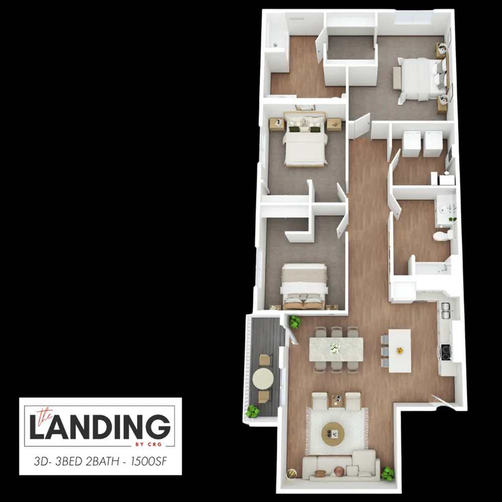 The Landing by CRG - 3D