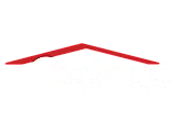 Oxford Realty logo featuring a modern red roof design symbolizing trust and innovation in real estate.