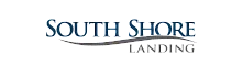 Elegant South Shore Landing logo with a stylish wave design.