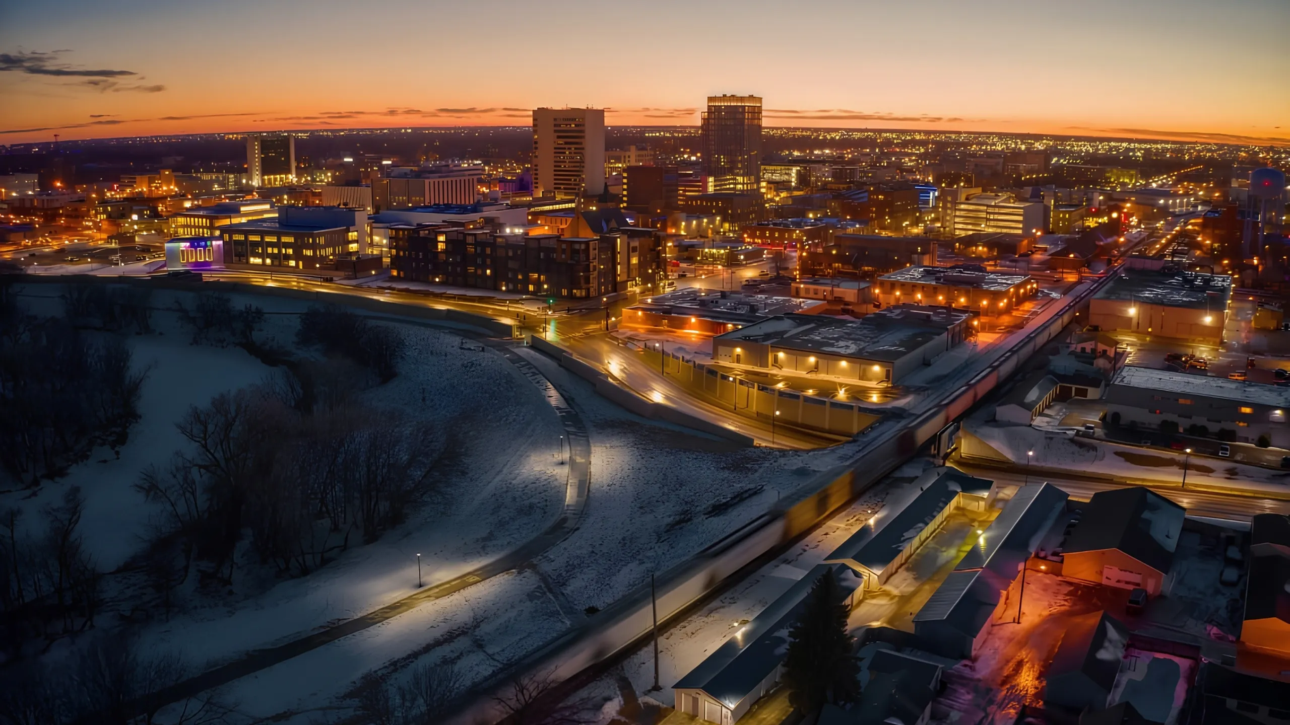 Cityscape at Dusk